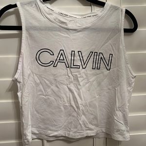 NWOT Calvin Klein crop top